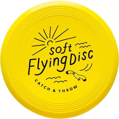 まとめ エルコミューン フリスビー ソフトフライングディスク イエロー SFD-005 ×6セット