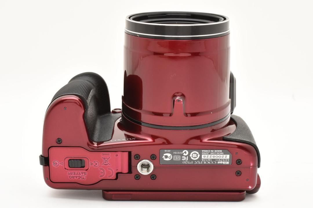 163 Nikon COOLPIX P520　レッド　ジャンク 163 Nikon COOLPIX P520 レッド ジャンク - メルカリ