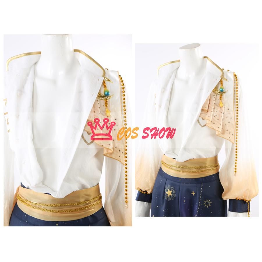 業界最安値に挑戦！！ あんさんぶるスターズ! あんスタ スターライトパレード 天祥院英智 コスプレ衣装 fine ＆ Knights イエロー cosplay 仮装 オーダーメイド製 伝達力のある