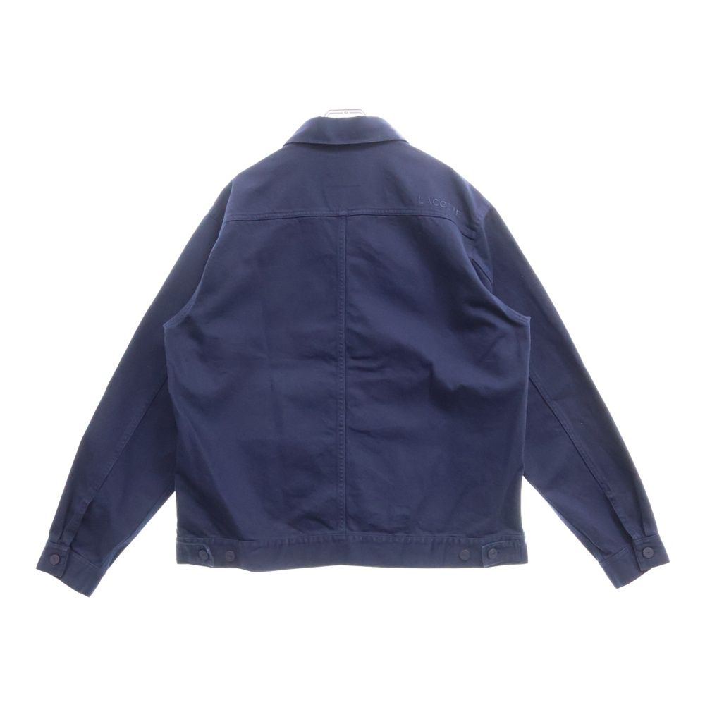 LACOSTE (ラコステ) ボックスカラーデニムジャケット BH022J ネイビー  