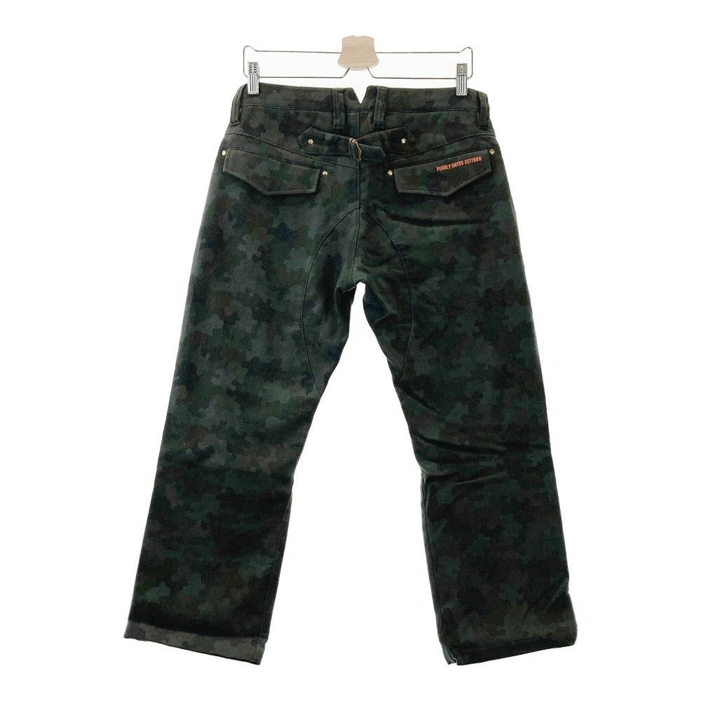 サイズ：4 PEARLY GATES パーリーゲイツ 裏地付 ウール パンツ 迷彩