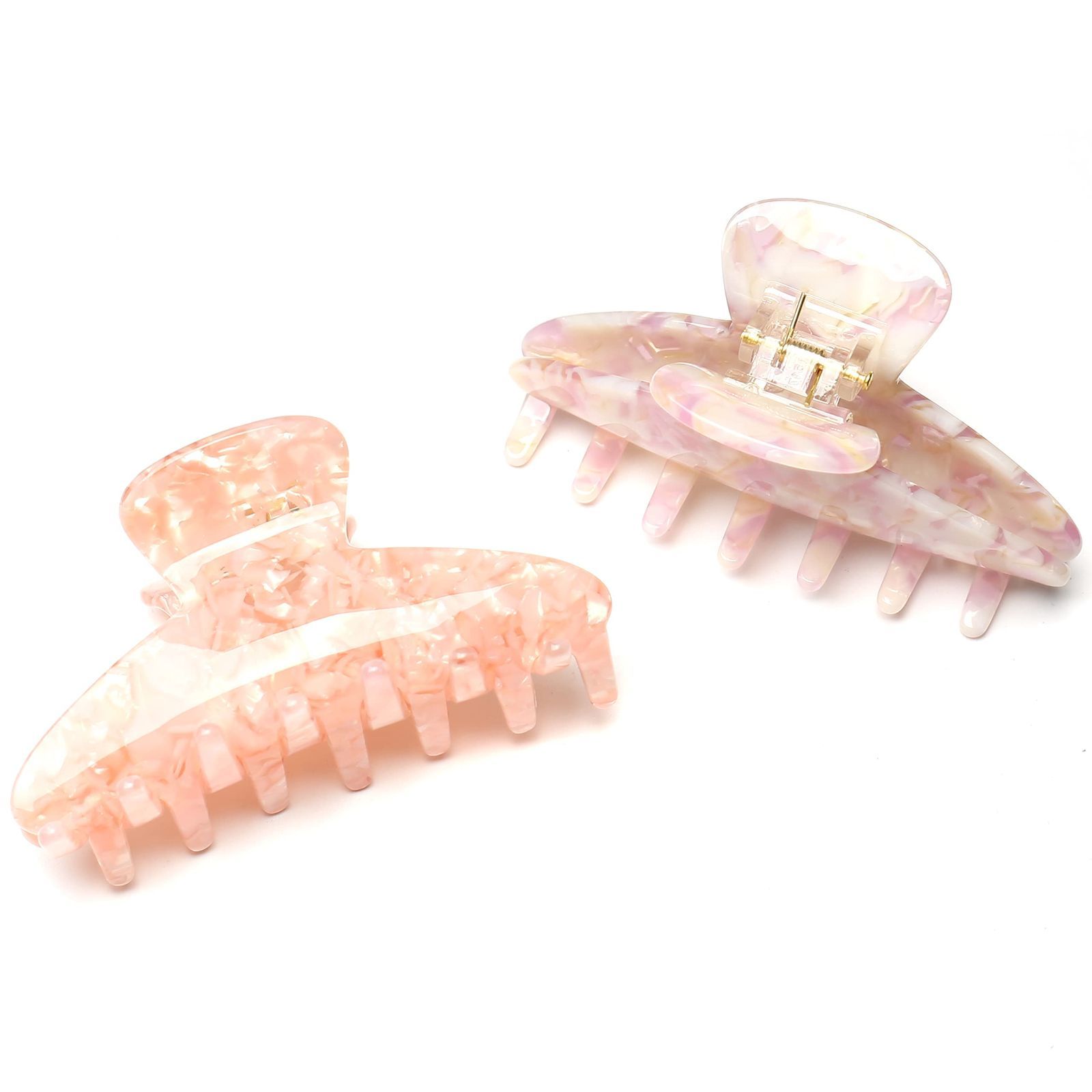  数量 髪留め クリップ バンスクリップ ピンク しっかりとまる ヘア ヘアクリップ 大人 中くらい 韓国 レディース QinGoo 1本 8 5 cm 4 cmPink クリップ クリップ 輪ゴム