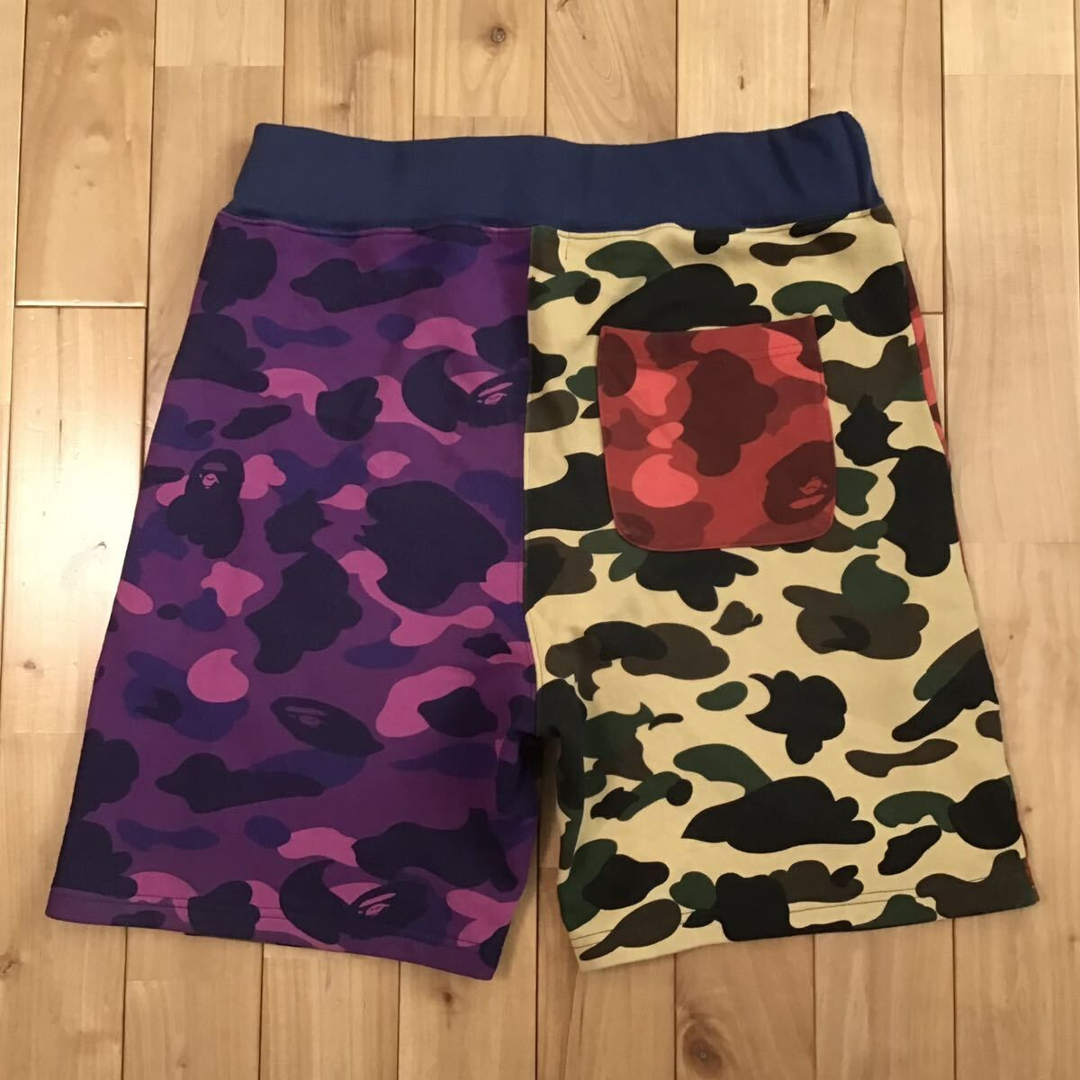 APE BAPE SHARK MIX CAMO ショーツ　ハーフパンツ　L A BATHING APE - APE BAPE SHARK MIX CAMO ショーツ L ハーフ