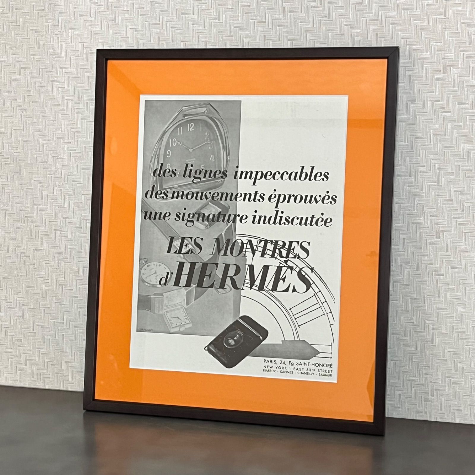 1931 広告＞ HERMES エルメス 時計 ポスター ヴィンテージ