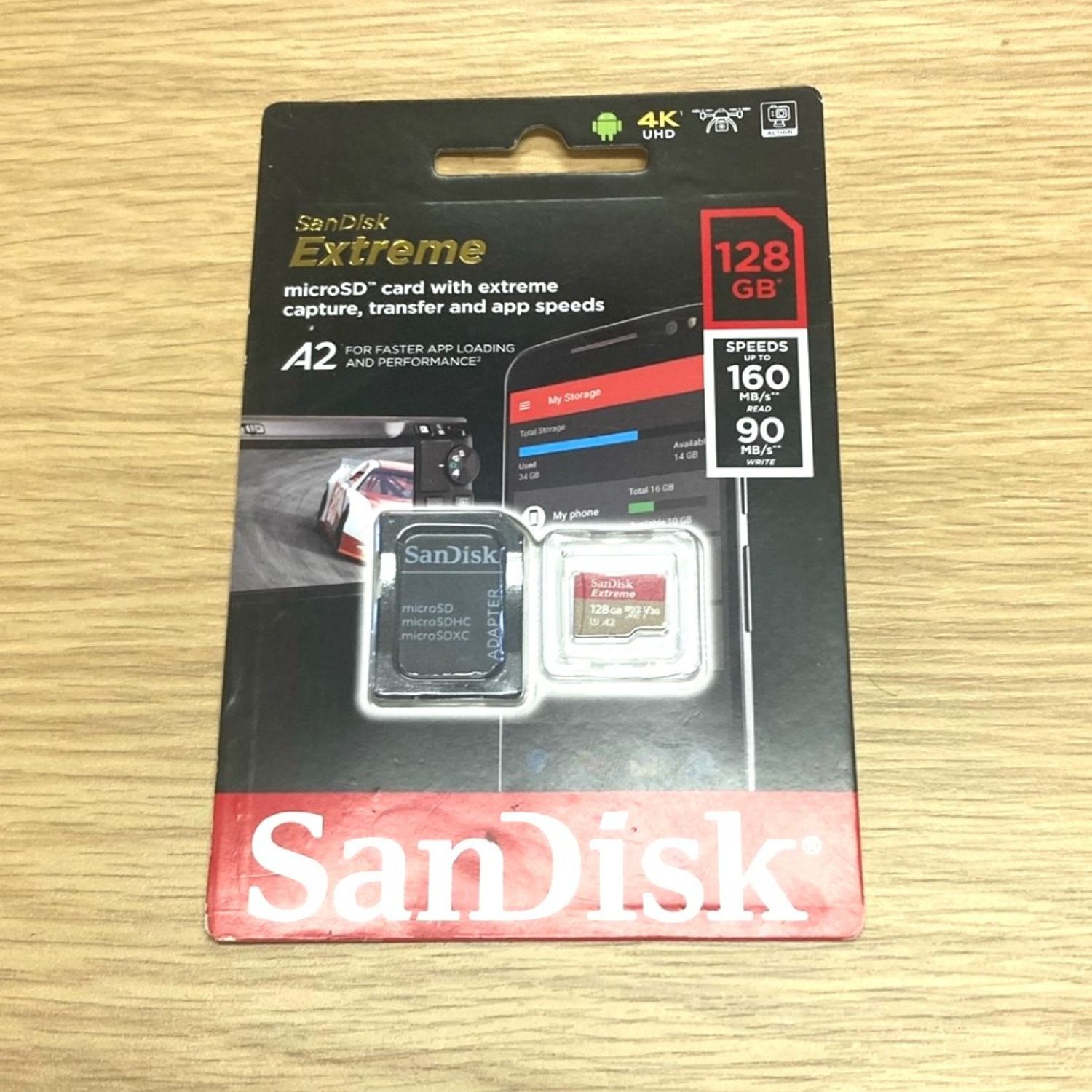 microSDXC 128GB SanDisk サンディスク Extreme UHS-1 U3 V30 4K Ultra HD A2対応 SDアダプター付  [並行輸入品] - メルカリ
