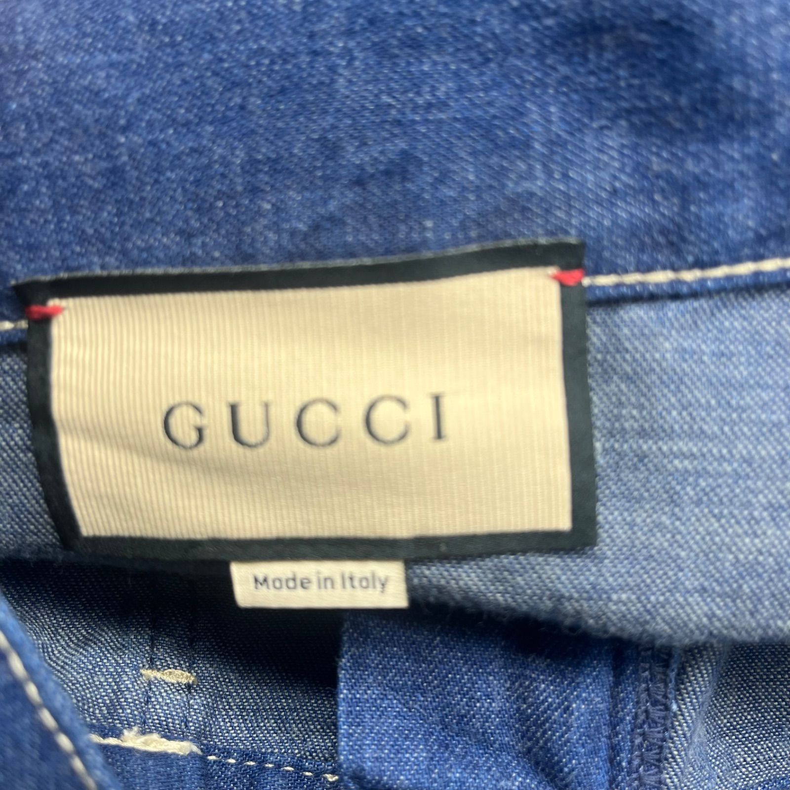 グッチ GUCCI GG柄折り返し 22AW デニム パンツ ジーパン