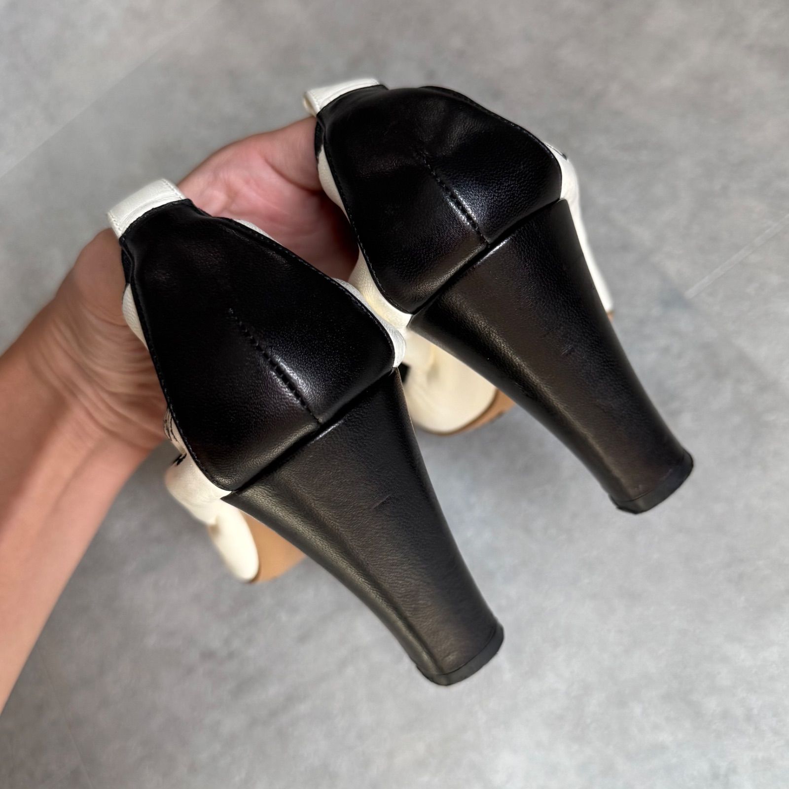 CHANEL シャネル ココマーク バレエシューズ パンプス レザー バイ 