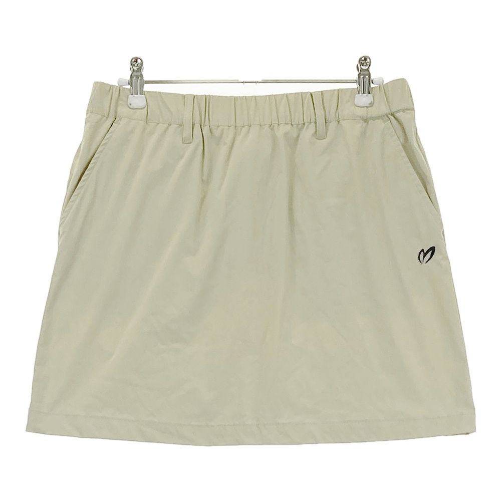 サイズ 1 MASTER BUNNY EDITION マスターバニーエディション モデル ナイロン ストレッチスカート ベージュ系 240101543013 ゴルフウェア レディース ストスト