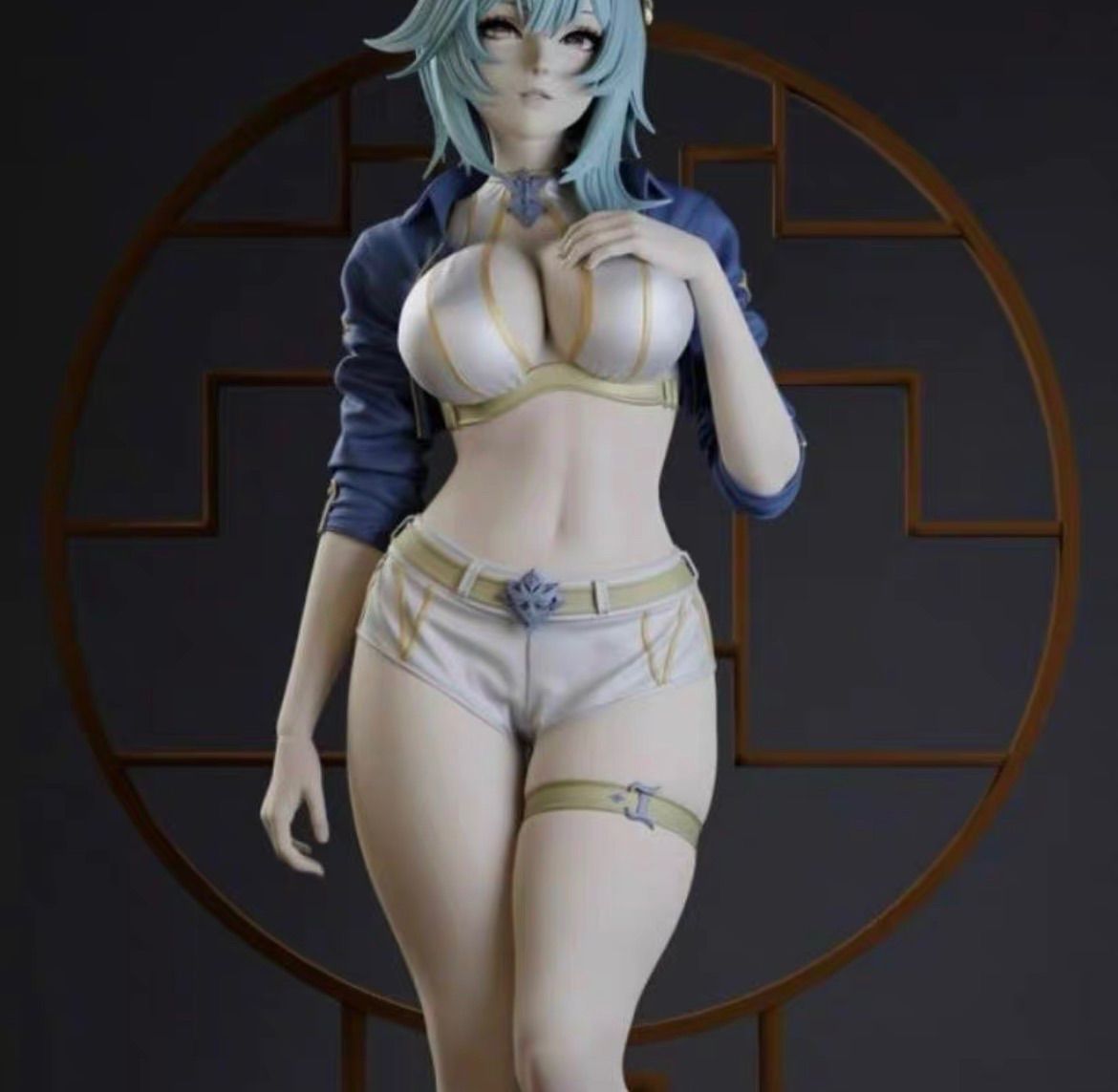 1|6 BIGモデル ガレージキット 未塗装フィギュア エウルア 原神 31cm ゲームキャラ