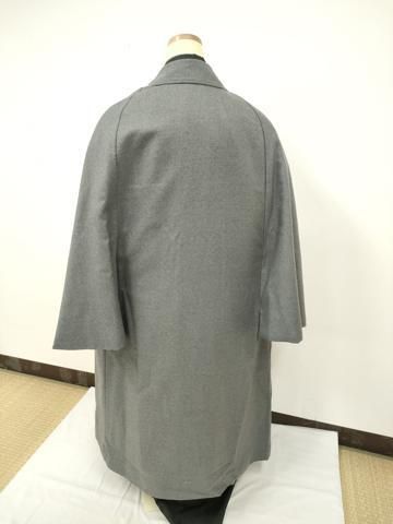 平和屋本店□希少 男性 トンビコート 和装コート 灰色 逸品  
