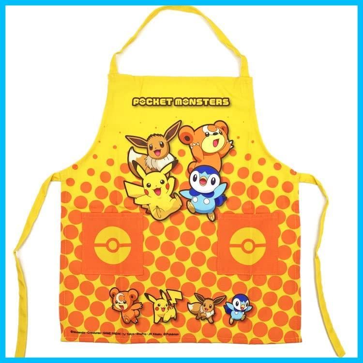 在庫処分 ポケットモンスター 03620-02 サロンジェ 子供エプロン 110cm 037770 キッズエプロン ポケモン POCKET MONSTERS