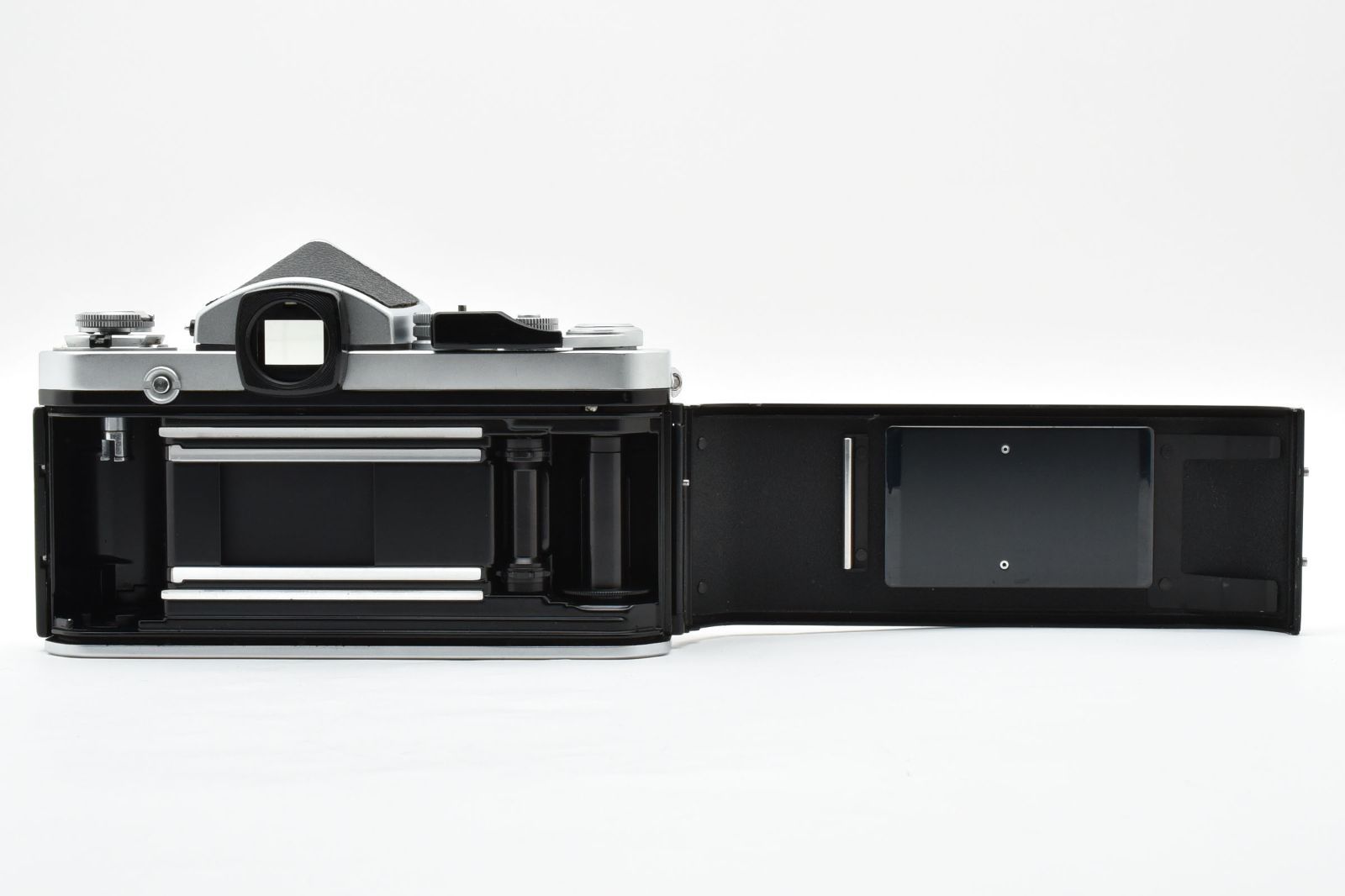  Nikon F 2 アイレベル シルバー 35 mm フィルムカメラ DE 1ファインダー付 動作良好 名機 ニコンFマウント ボディキャップ付 一眼レフカメラ(フィルム) フィルムカメラ