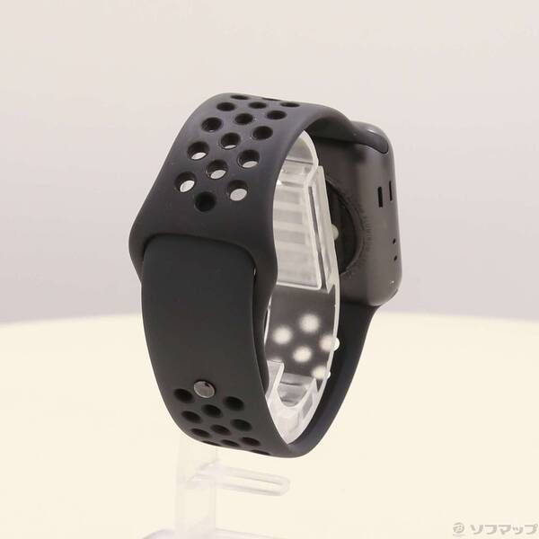 Apple Watch - Apple Watch Nike 3 38mm GPS アルミスペースグレイ 中古】Apple Watch Series 3 Nike+ GPS 38mm スペースグレイ