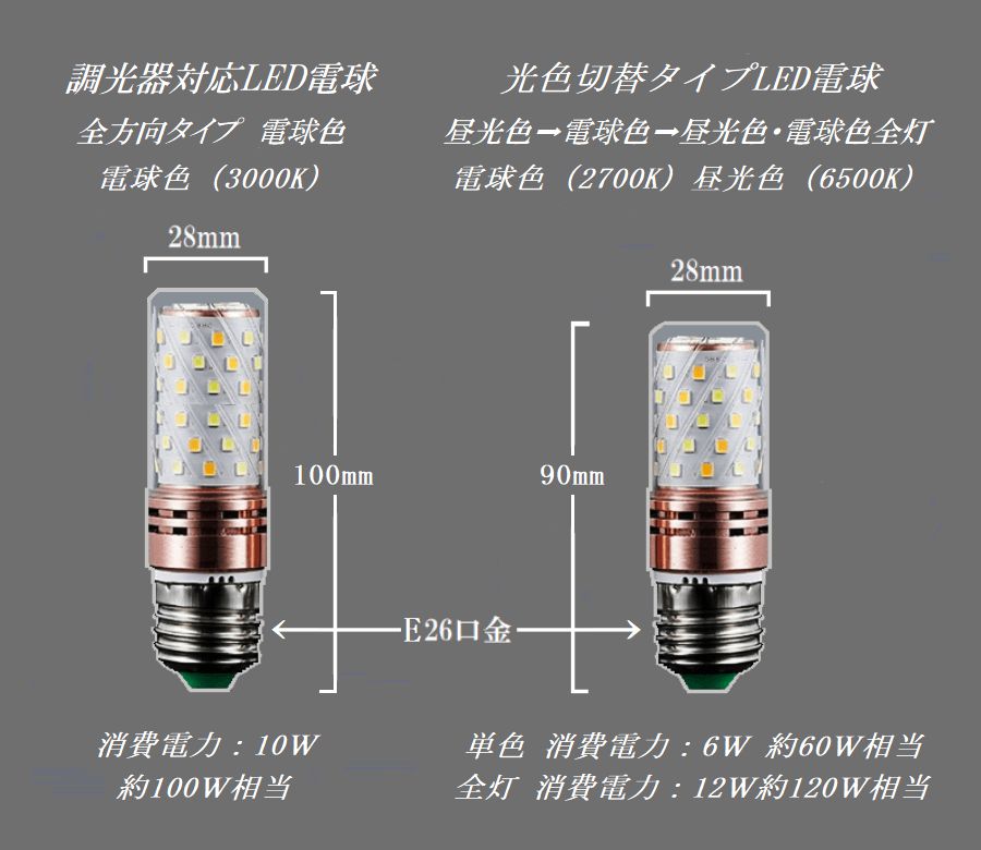 シャンデリア LED電球付き ワンタッチ取付 10畳□6 灯 シャンパン