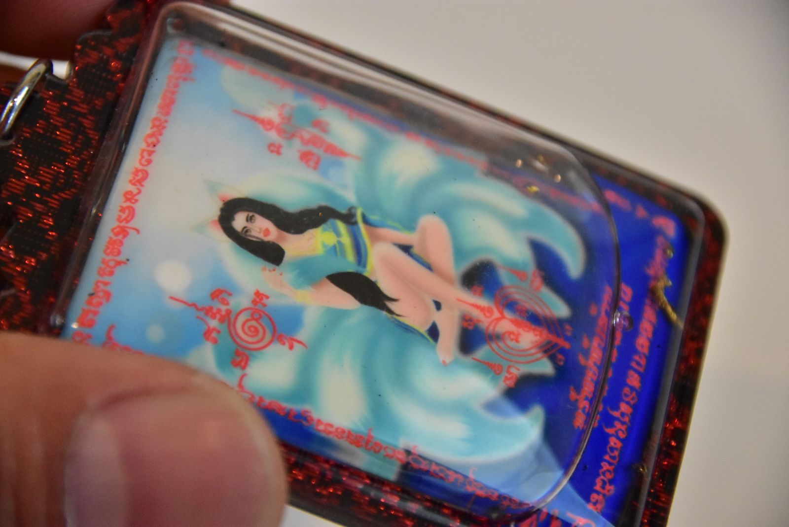 タイ呪物 呪符 ジンジョークカオハン 九尾の狐 プラクルアン 恋愛運