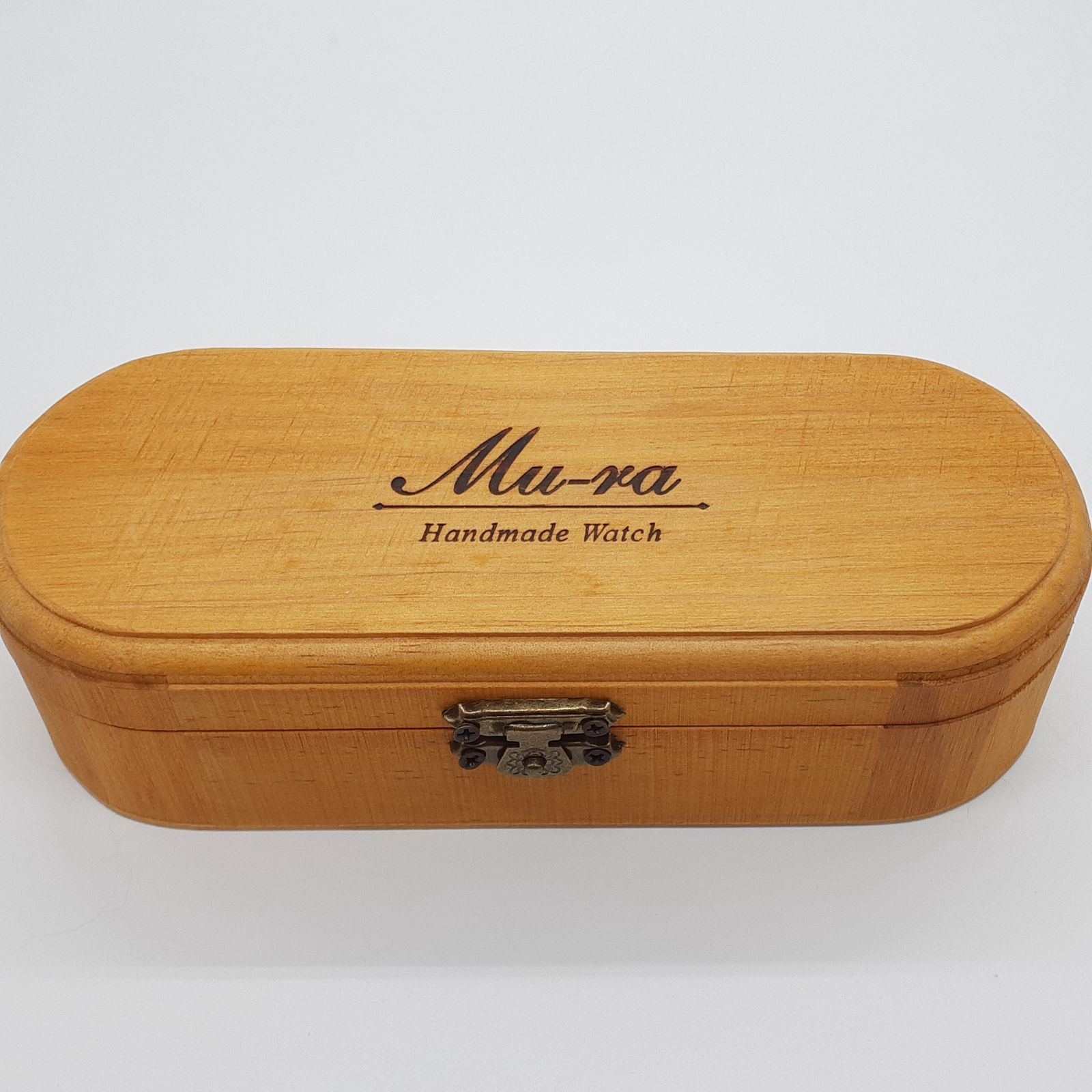 Mu-ra ムーラ 腕時計 ハンドメイド ウォッチ レザーベルト 手巻き 