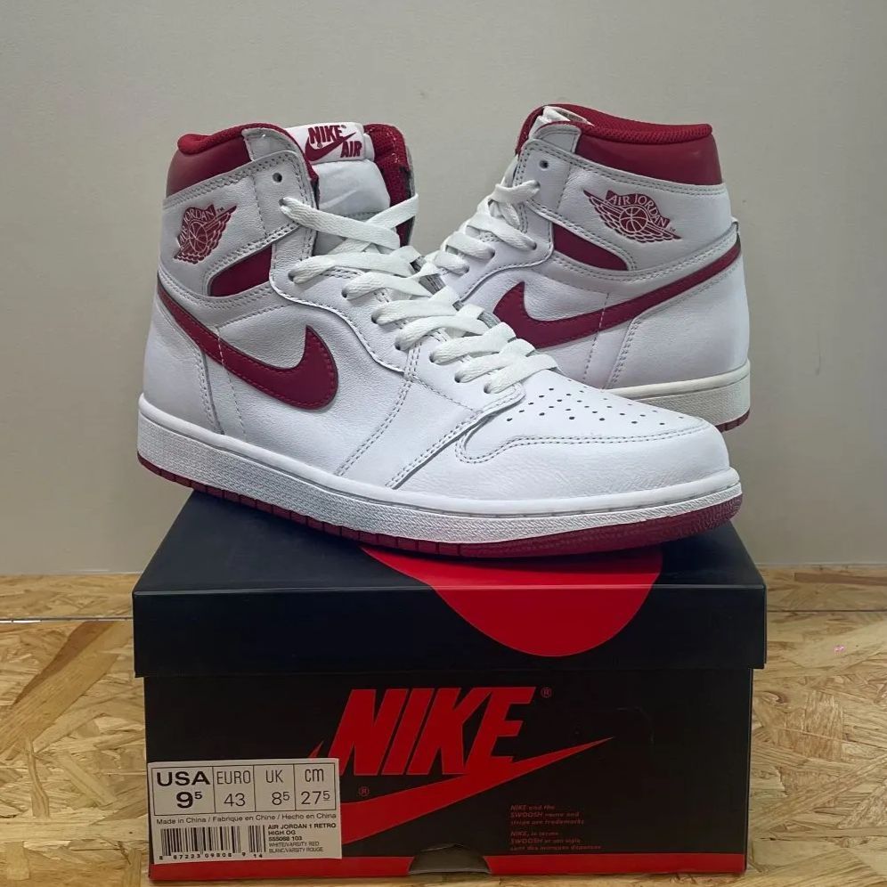 NIKE AIR JORDAN 1 RETRO HIGH OG METALLIC RED ナイキ エア