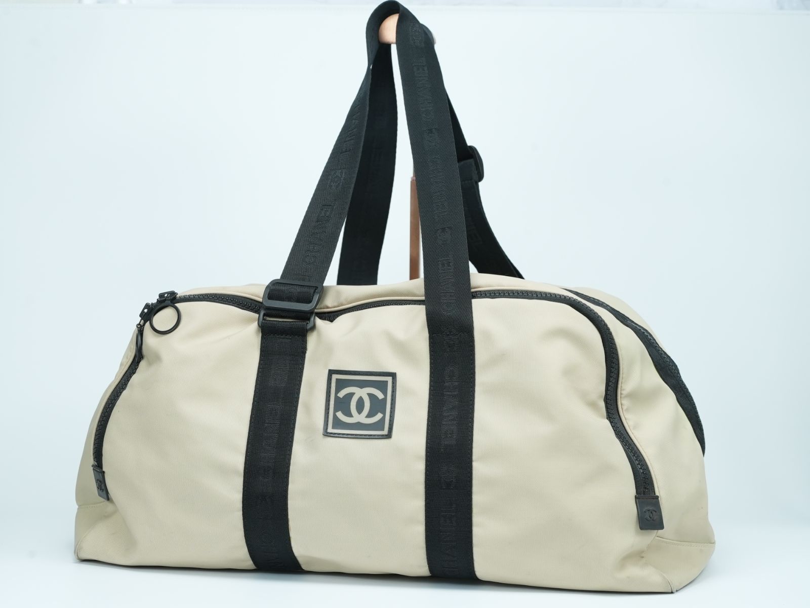 希少 CHANEL シャネル スポーツライン ボストン バッグ ココマーク 希少】CHANEL シャネル スポーツライン ココマーク ボストン
