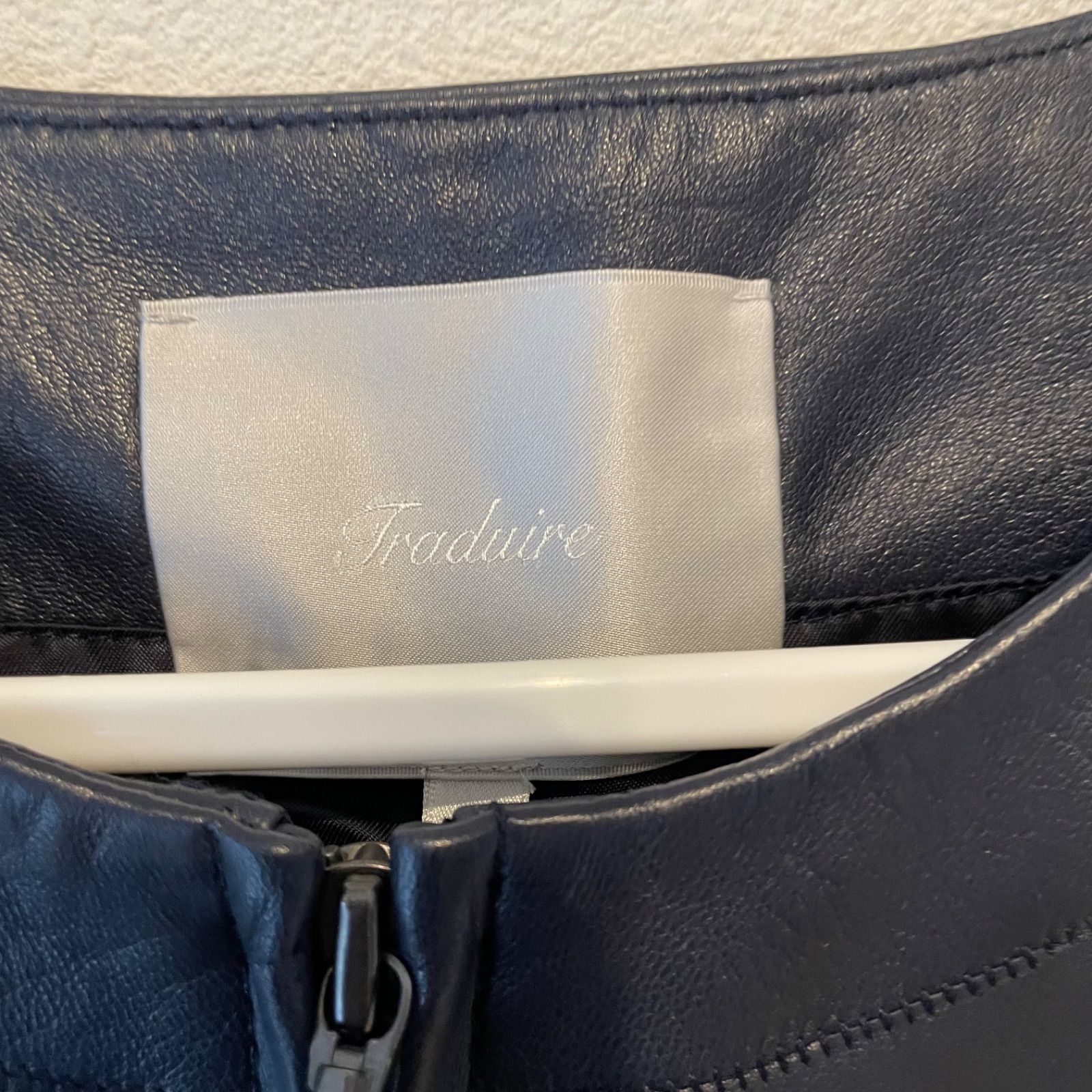 美品】 traduire トラデュイール レザージャケット ジャケット  