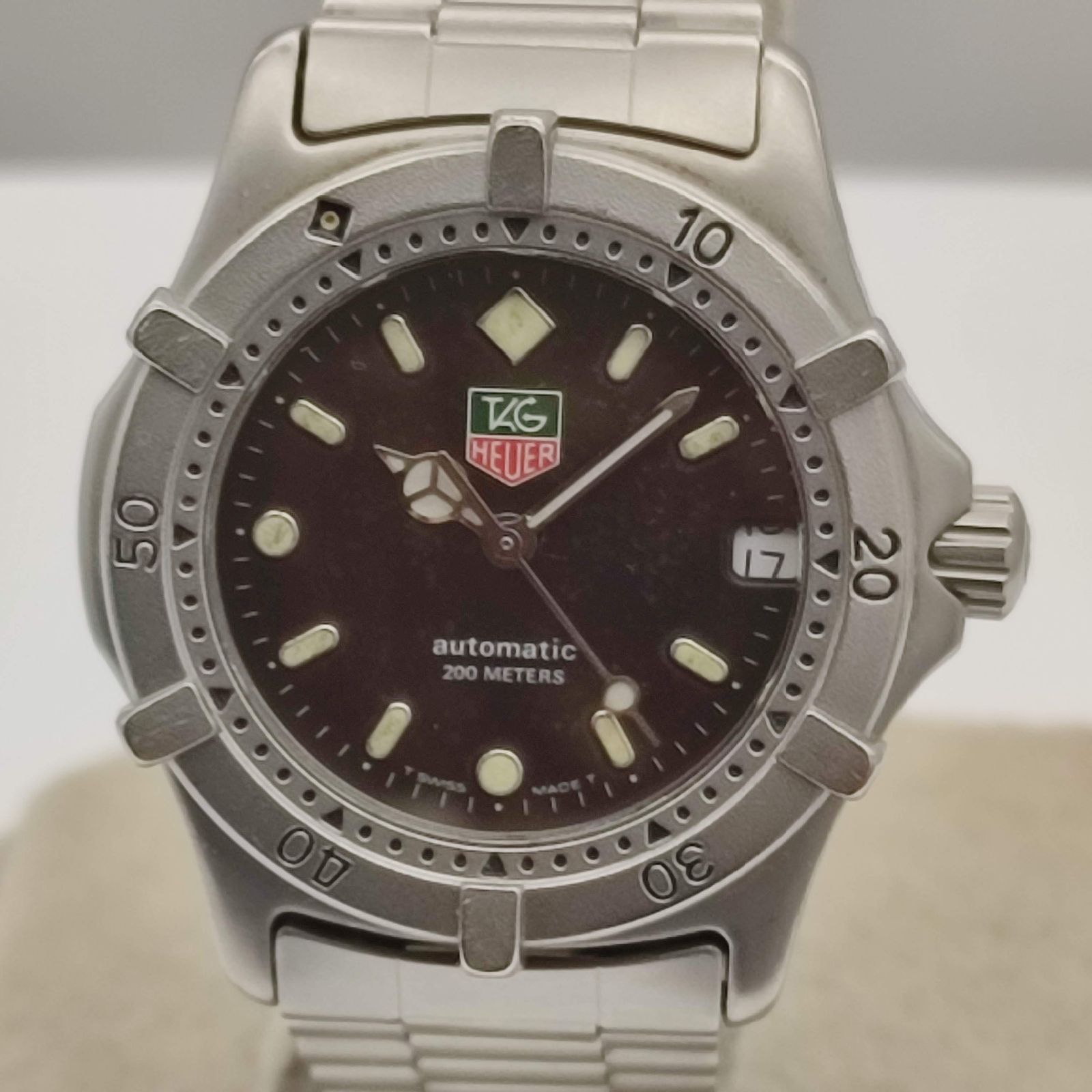 タグホイヤー669.213Fボーイズ 美品】タグホイヤー 2000シリーズ 669.213F 自動巻き ボーイズ