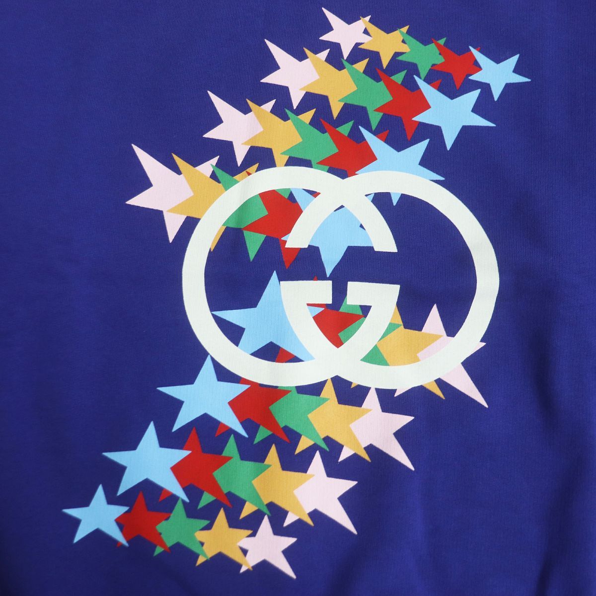 GUCCI　グッチ　トレーナー　スウェット　スター GUCCI グッチ Stars Print Cotton Jersey Sweatshirt スター