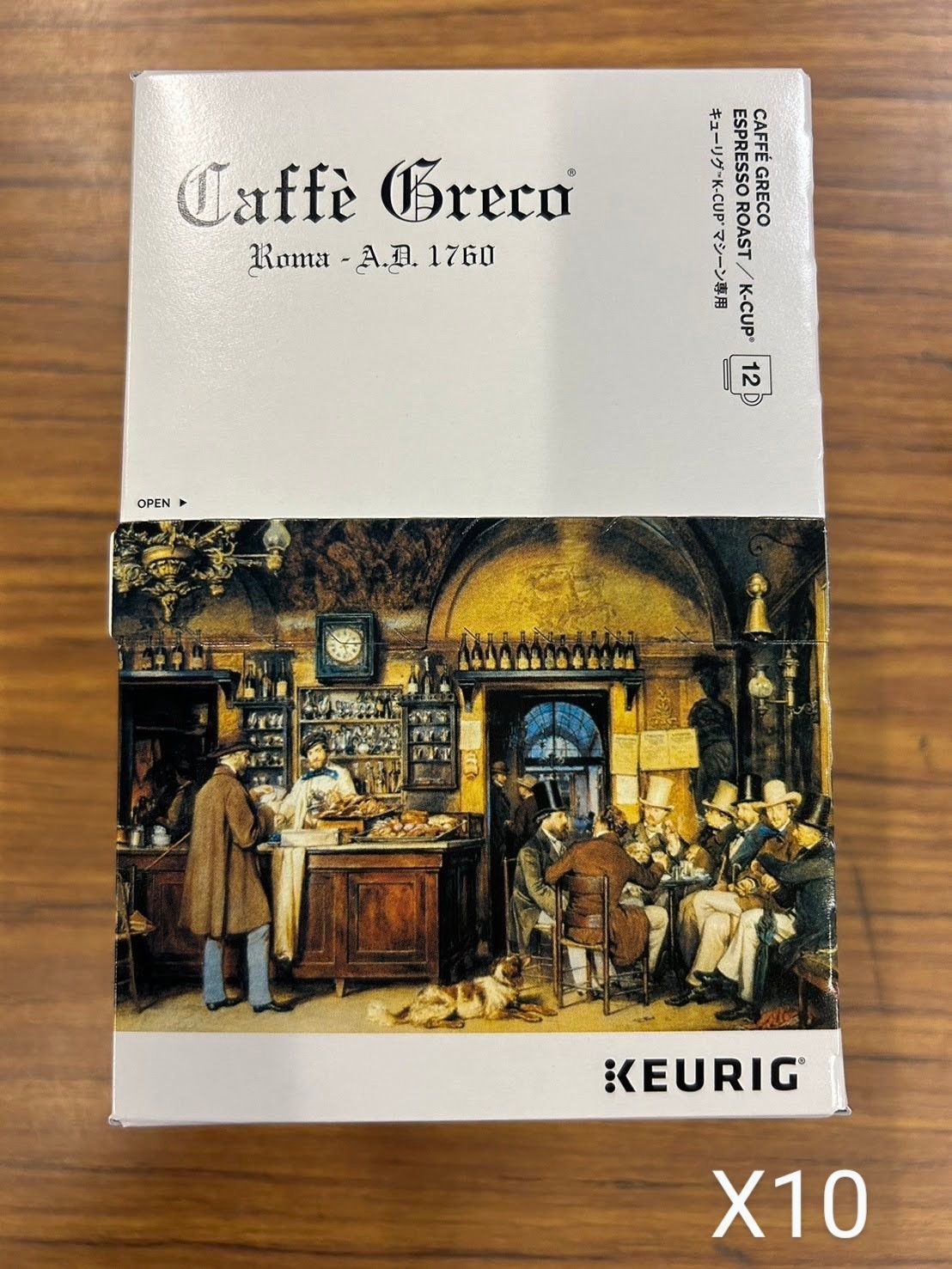 超お得商品～キューリグkカップ カフェグレコ エスプレッソロースト 10