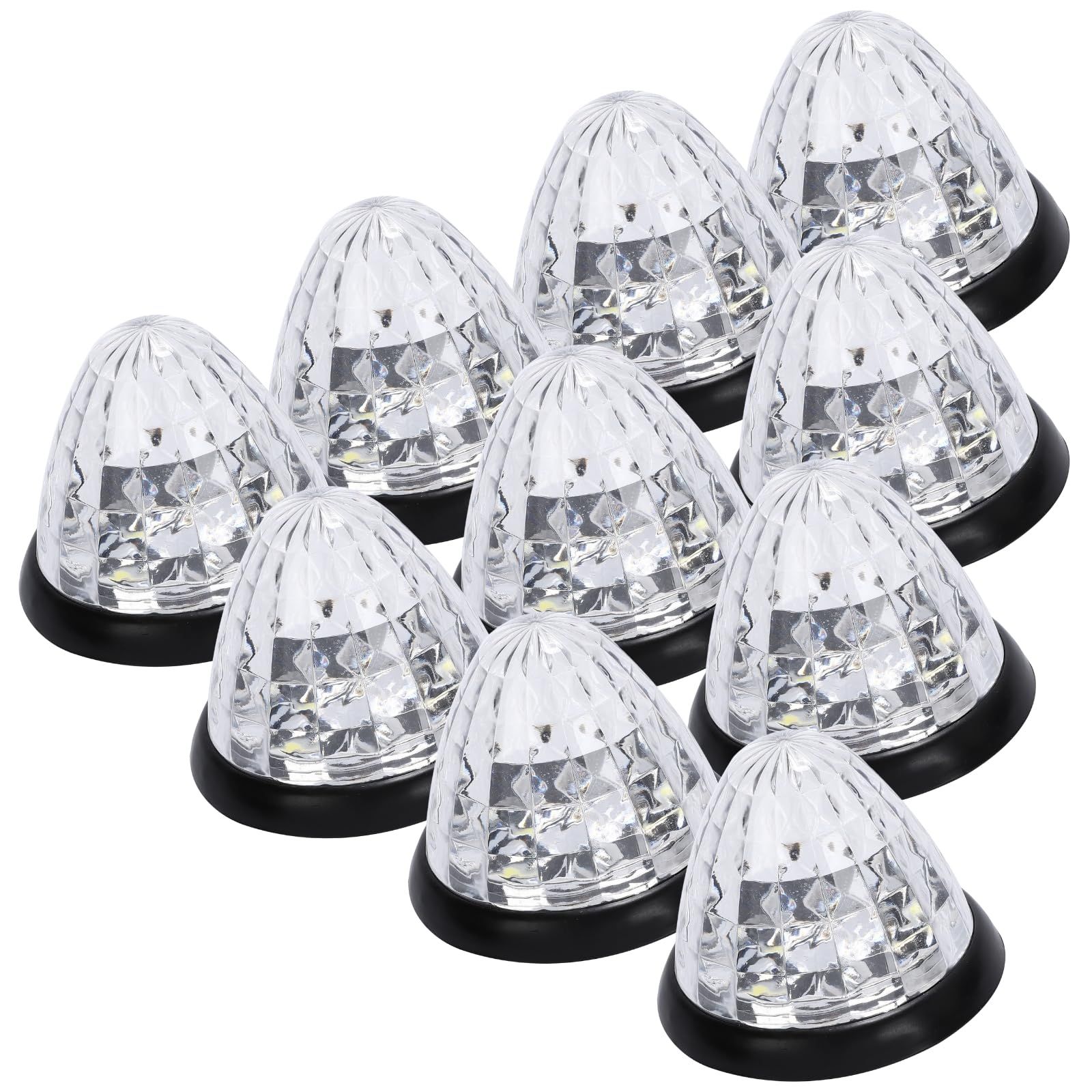 Studio Curtain LED マーカーランプ サイドマーカー 24V 汎用 トラック ダイヤモンドカット 16連 防水 10個セット 外装 カスタム 