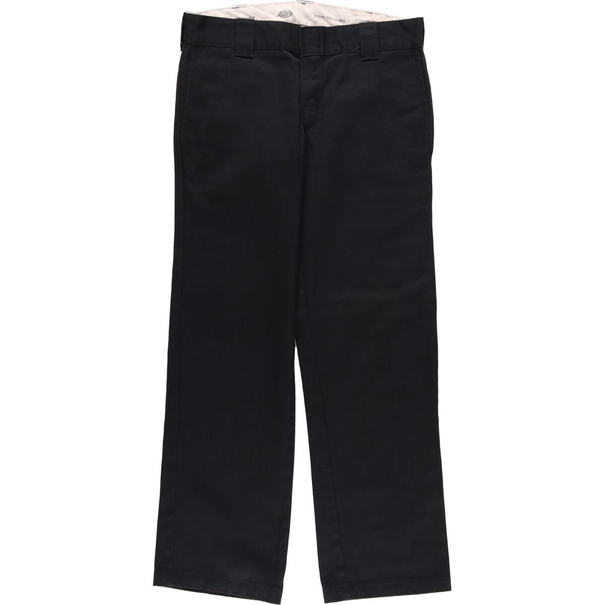 古着 ディッキーズ Dickies Slim Straight ワークパンツ メンズw32相当/eaa474260