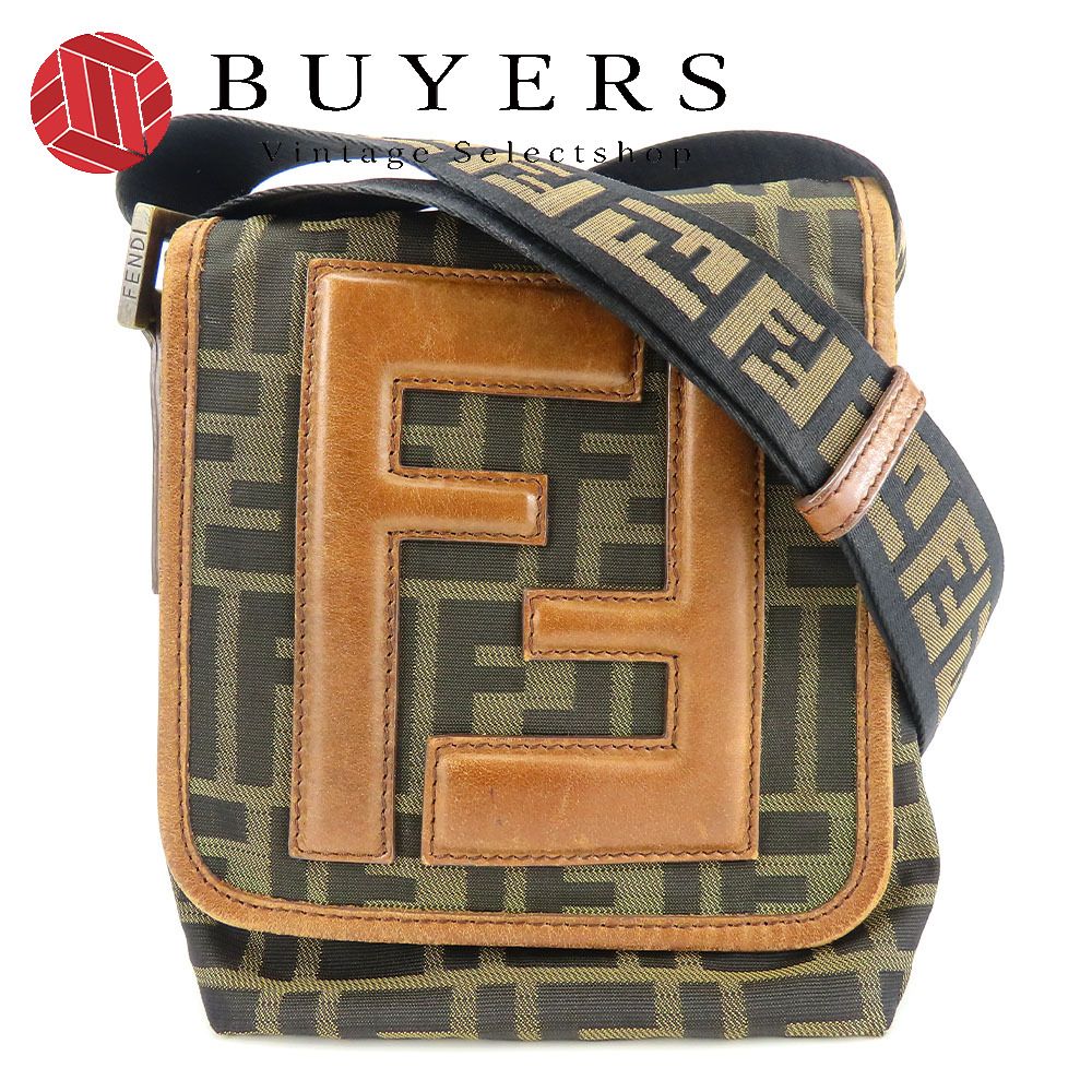 FENDI - FENDIフェンディ ズッカ柄 バニティバッグ キャンバス ポーチ