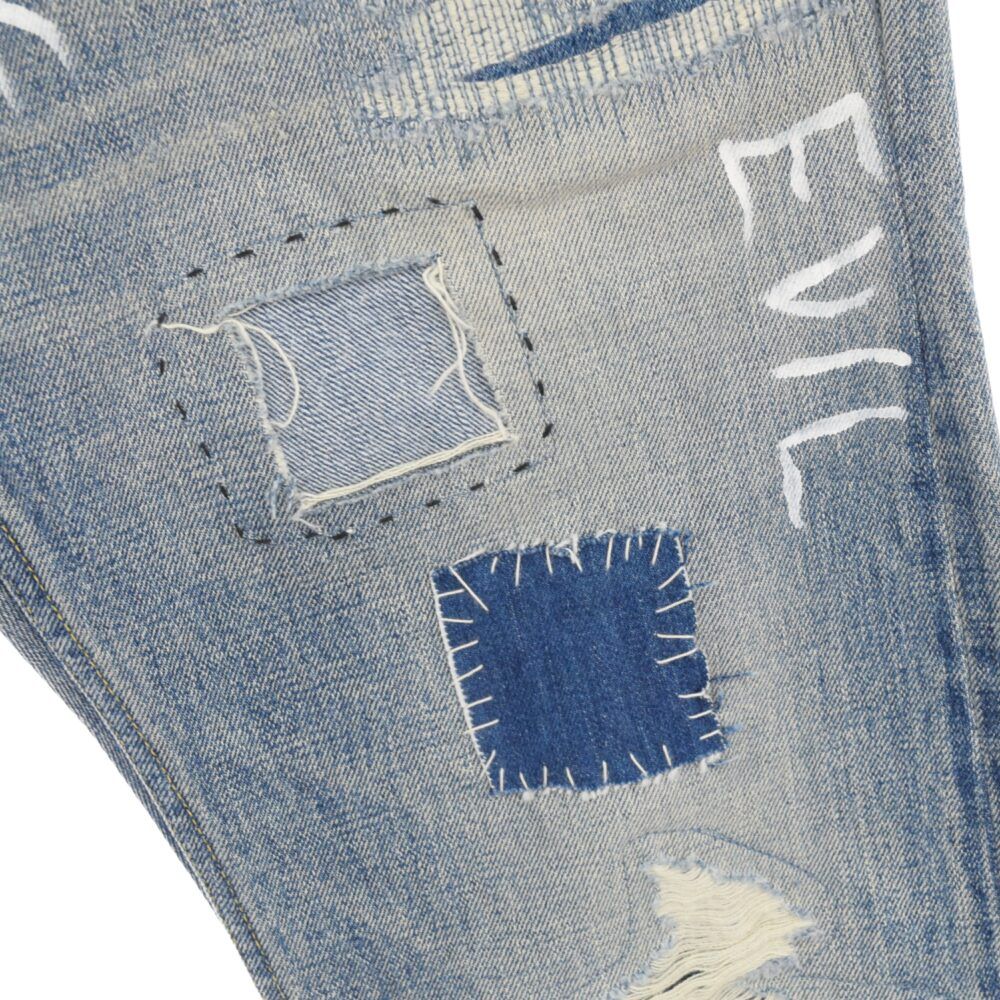 MINDSEEKER (マインドシーカー) 22SS TICKET PATCH CRASH DENIM パッチ