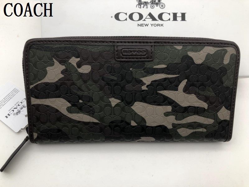 COACH 長財布 コーチ 財布 ファティーグカモフラージュ  メンズ 迷彩 財布 新品未使贈り物150 F74546  E20