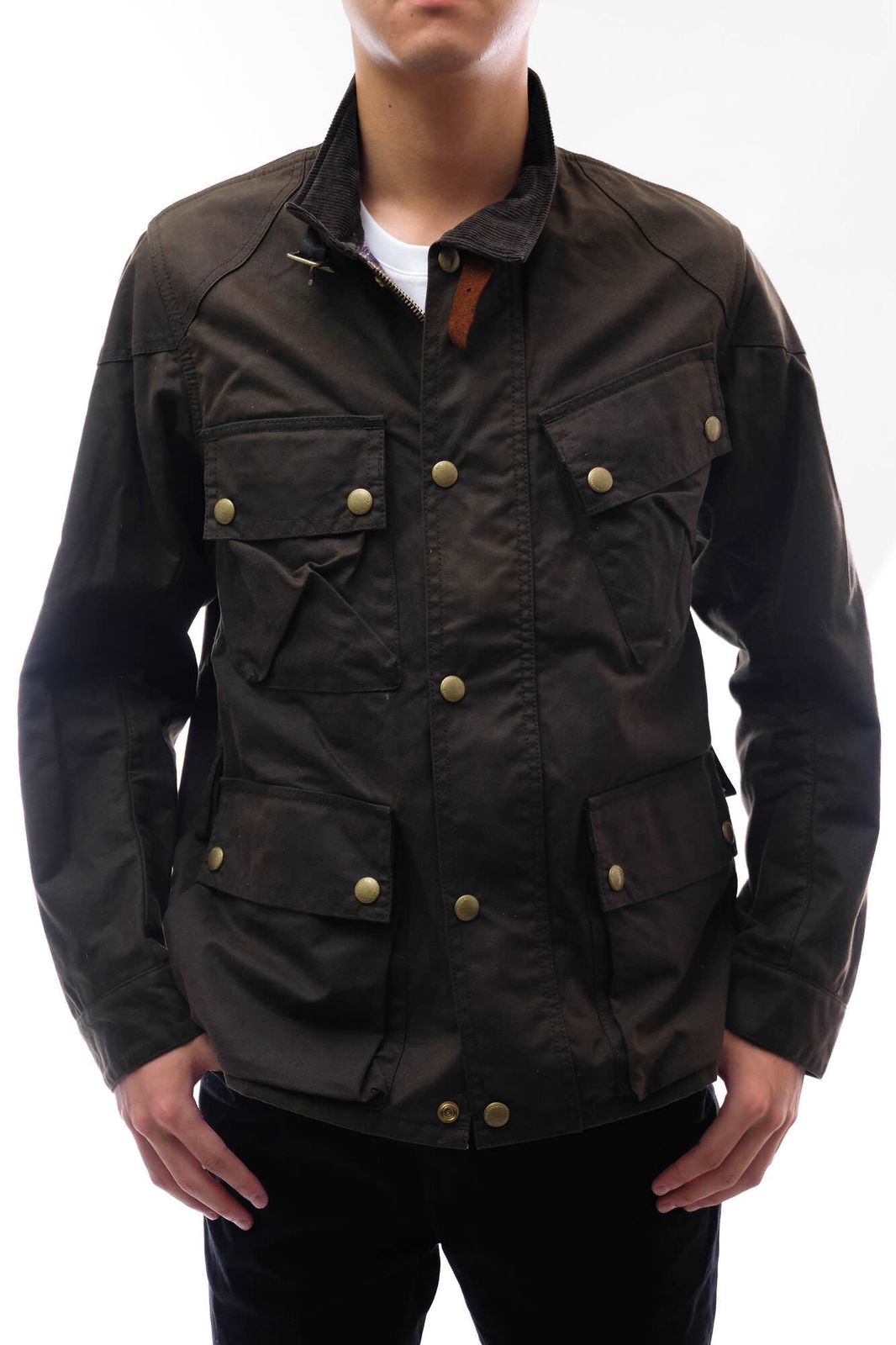 ビズビム／VISVIM ブルゾン ジャケット JKT アウター メンズ 男性 男性用 コットン 綿 キャンバス オリーブ カーキ  ALTA JKT WIND STOPPER WAXED モーターサイクルジャケット コーデュロイ