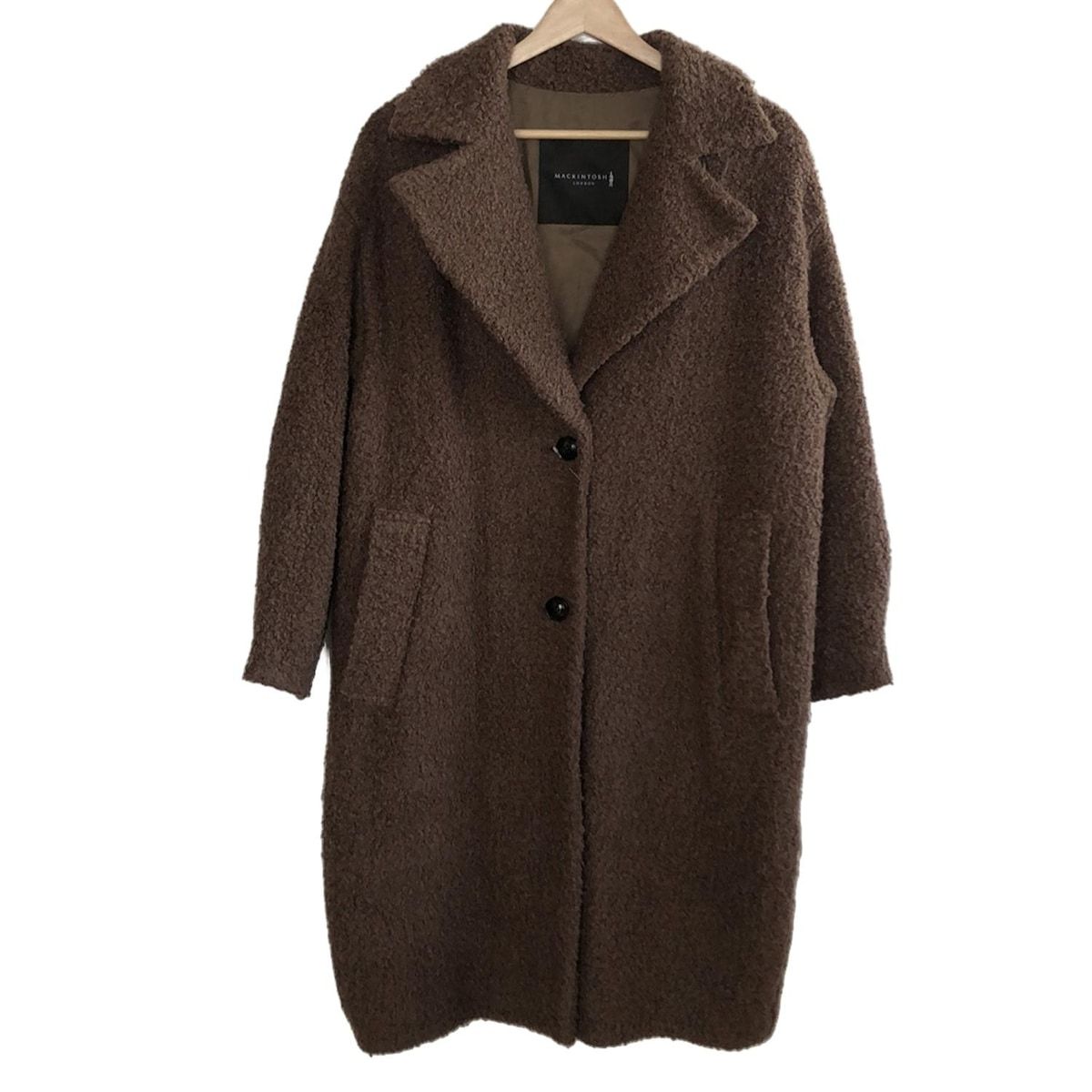 ✨美品✨マッキントッシュロンドン　ウールコート　ブラウン　サイズ38 MACKINTOSH LONDON(マッキントッシュロンドン) コート サイズ38