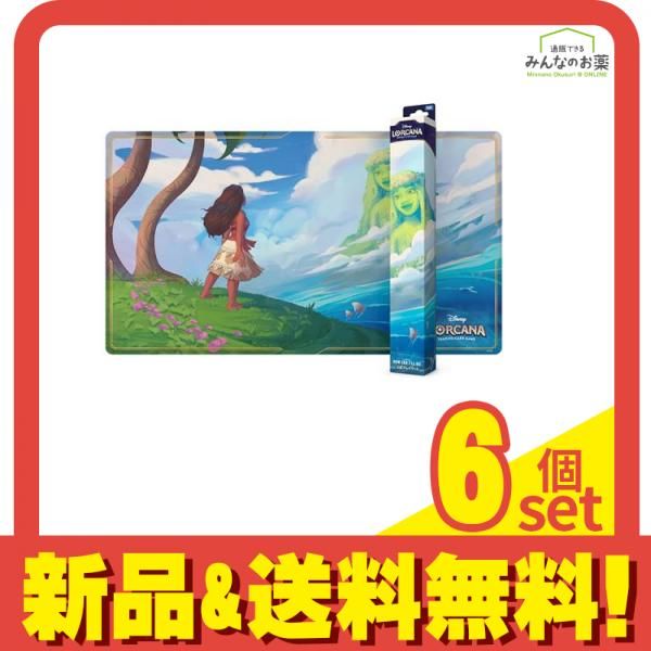 ディズニー ロルカナ TCG 日本語版 公式プレイマット HOW FAR I LL GO どこまでも 1枚入 6個セット