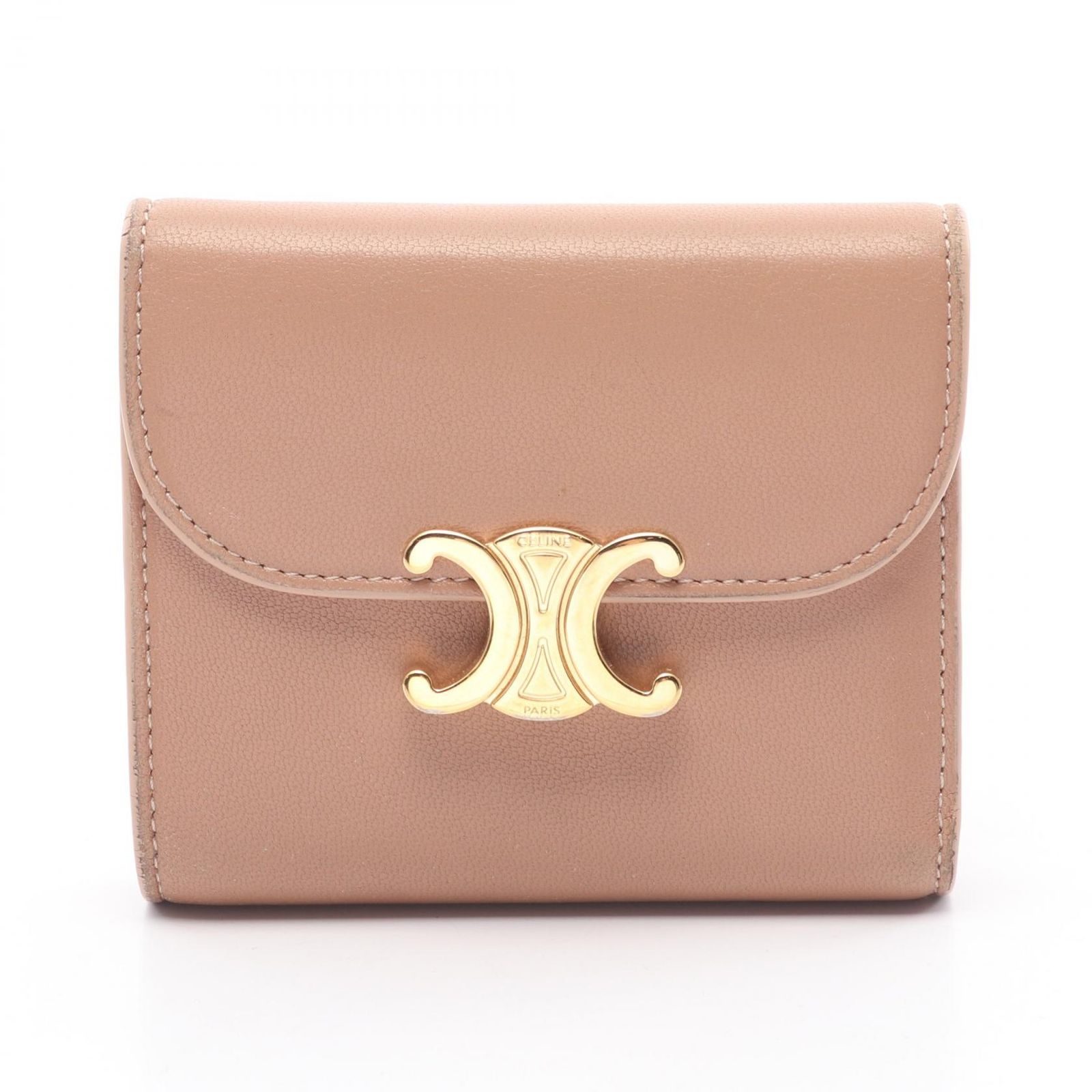 CELINE セリーヌ スモール フラップウォレット トリオンフ 三つ折り財布