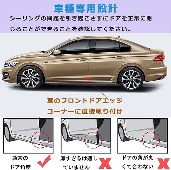 車ドアガード ダイハツ ハイゼットカーゴ S321V S331V ダイハツ ミライース LA350S ダイハツ ムーヴ LA150S/160S ダイハツ  キャスト CAST LA250S 専用 ドアコーナープロテクター コーナーガード ステ - メルカリ