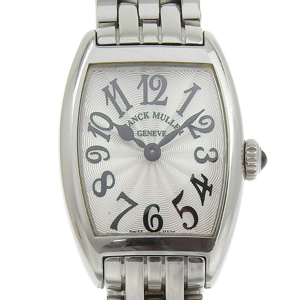 FRANCK MULLER フランクミュラー トノーカーベックス インターミディエ cal.280.002 2252QZ ステンレススチール クオーツ アナログ表示 レディース シルバー文字盤 腕時計