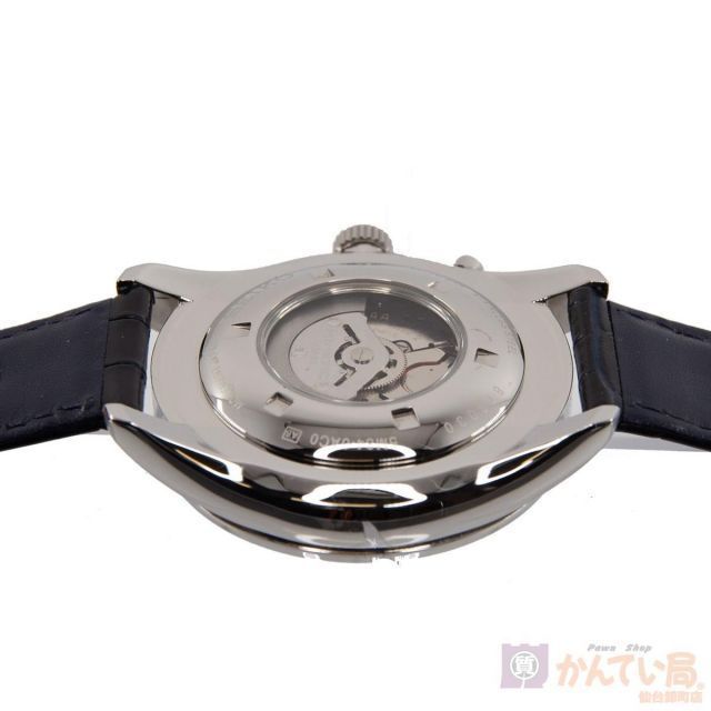 美品 SEIKO 5M84-0AC0 KINETIC ブラック キネティック Seiko 5M84-0AC0 Day Date Black Pinkgold Round St.Steel 10B