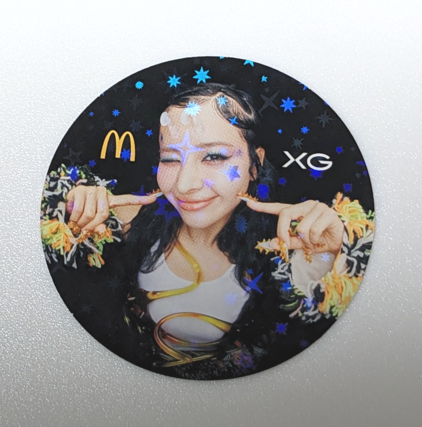 XGステッカー マクドナルド マクドナルド GALAXY（ギャラクシー）展」ステッカーサンプル