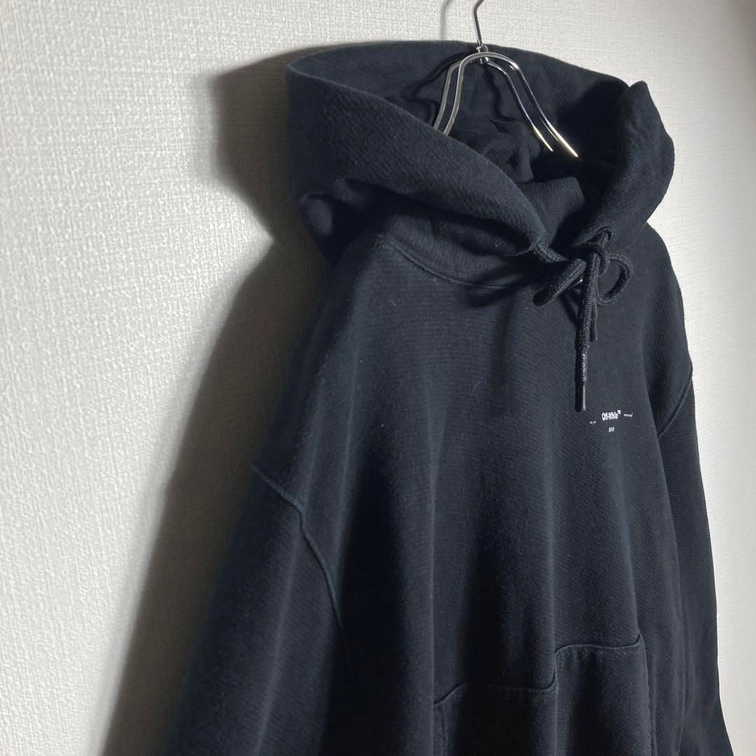 希少XLサイズ】Off-White クロスアロー プルオーバーパーカー 希少XLサイズ】Off-White クロスアロー プルオーバーパーカー