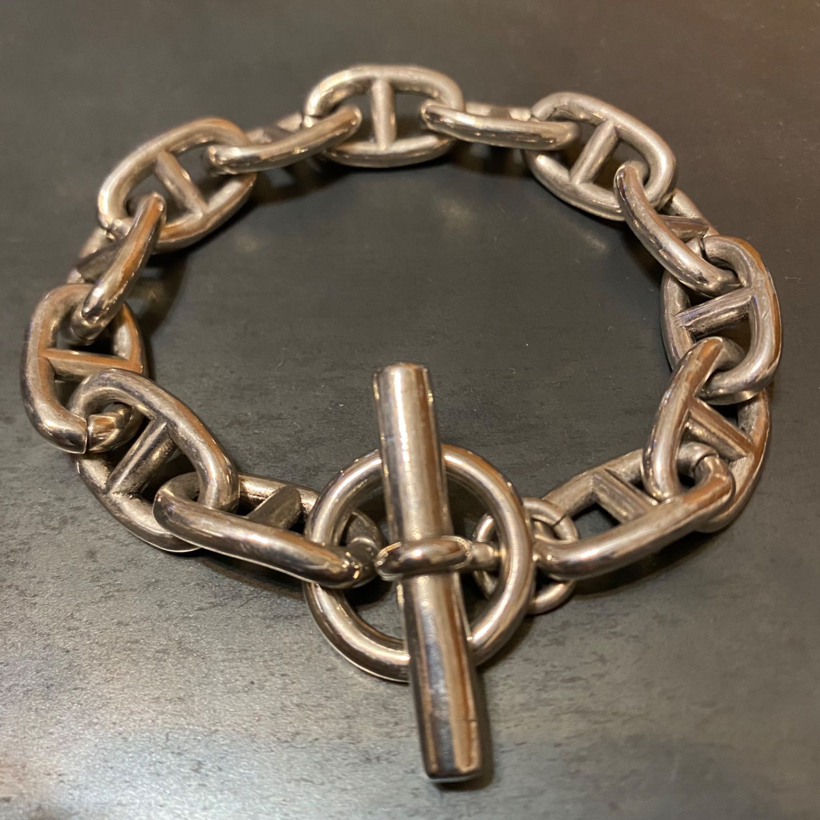 SILVER925 ANCHOR DESIGN BIG BRACELET/シルバー/ブレスレット