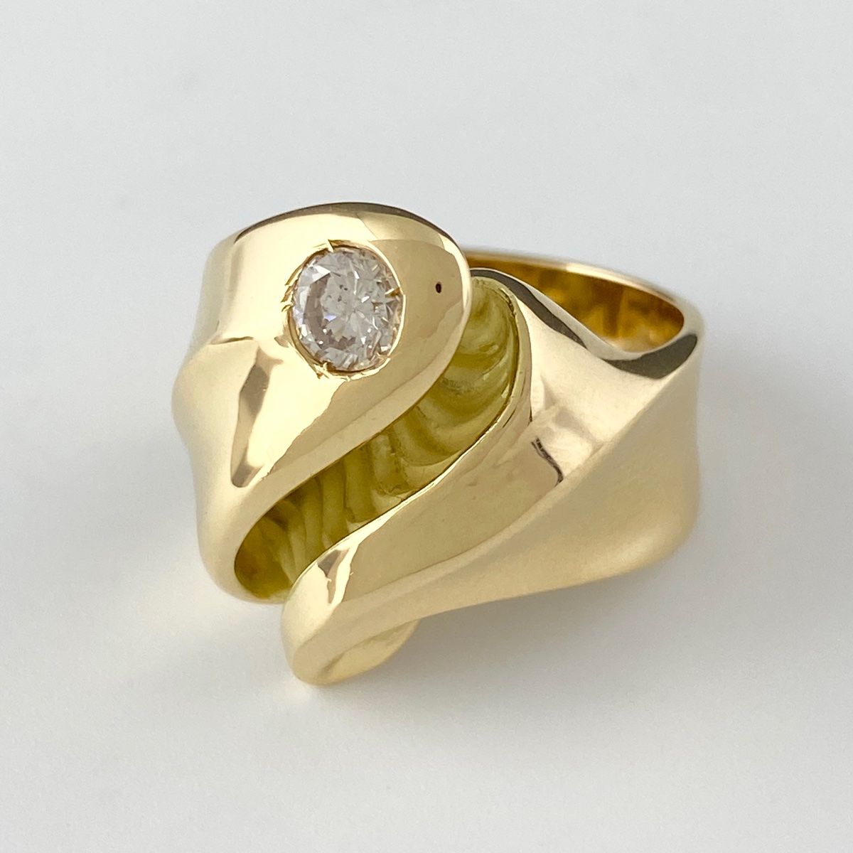 メレダイヤ デザインリング 10号 K18