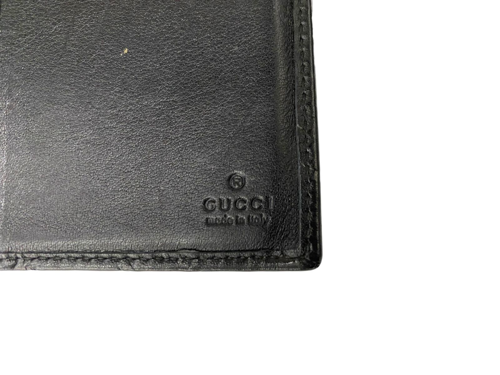 GUCCI (グッチ) シマ 長財布 二つ折り レザー ロングウォレット 233112