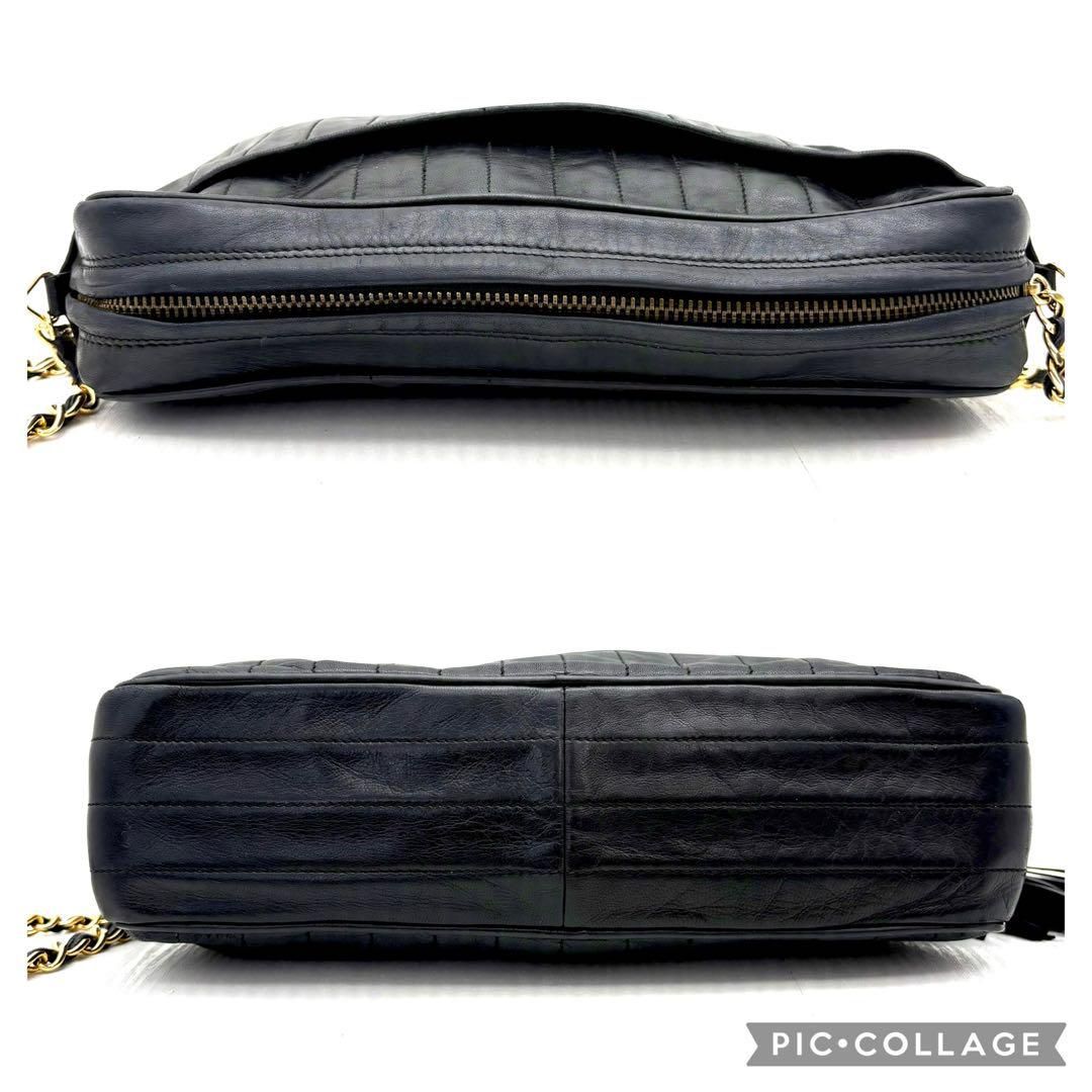 ⛄️極美品⛄️シャネルCHANELラムスキンココ フリンジ付ショルダーバッグ#177 ⛄️極美品⛄️シャネルCHANELラムスキンココ フリンジ付ショルダー