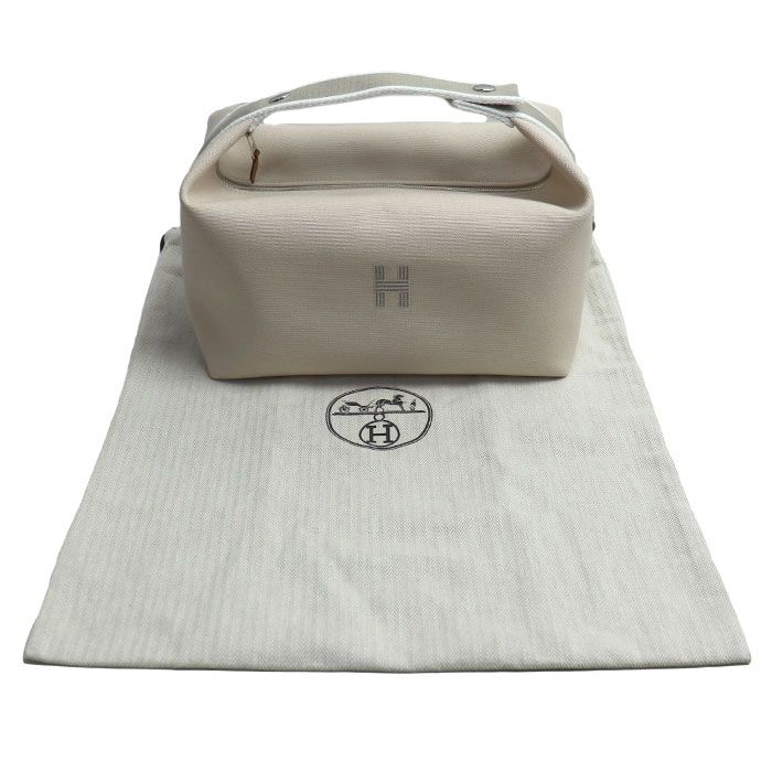 HERMES エルメス ブリッド ア ブラック GM ポーチ ベージュ