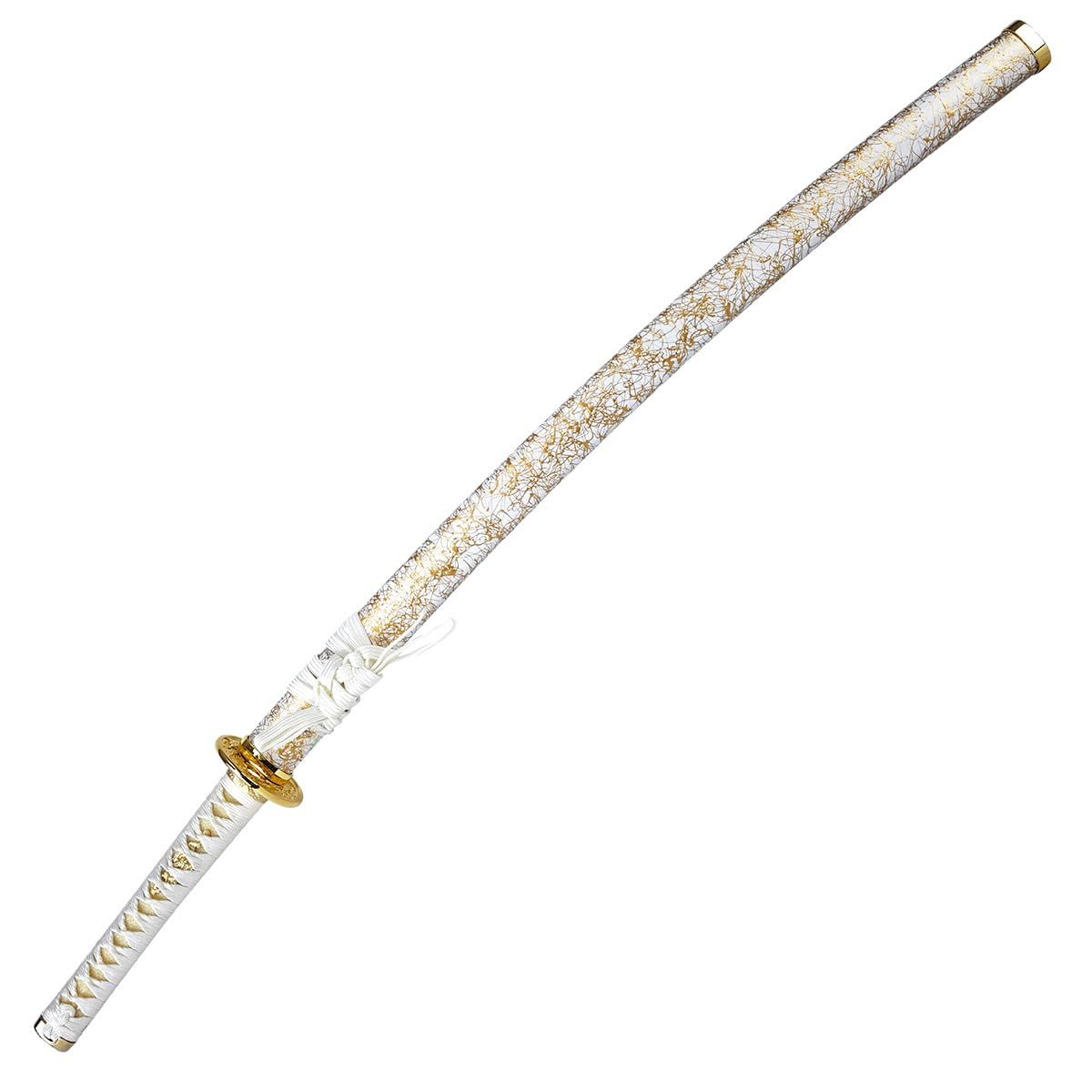 しのびや 模造刀 白金雲 大刀 刀 鞘 刀拭クロス 模造刀証明書セット