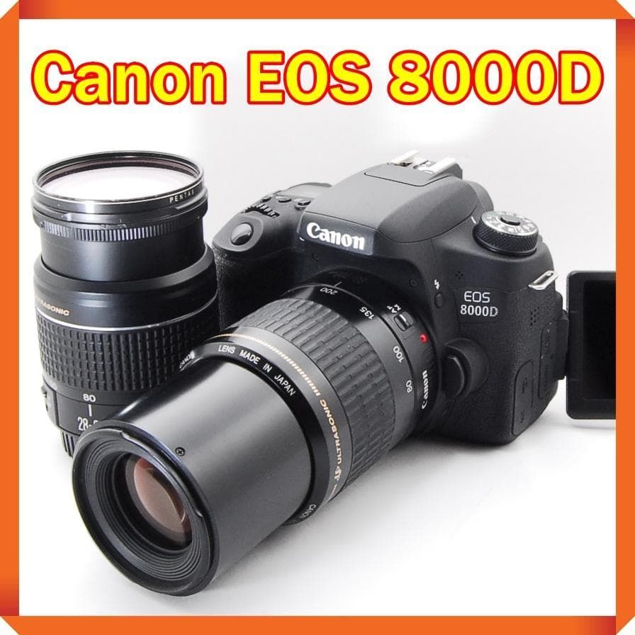 ✨ Canon EOS 8000D 一眼レフ カメラ スマホ転送 キヤノン 【公式通販】