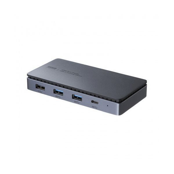 サンワサプライ ドッキングステーション HDMI×2画面出力 LAN端子なし USB-CVDK17 1台