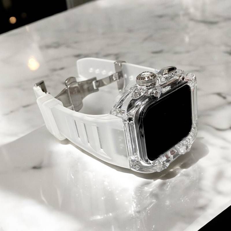 アップルウォッチケース 互換性対応 カスタム カバー 保護 ギフト 44 45 46 49 キラキラ ベルト バンド セット series4 5 6 7 8 9 se1 2 3 Ultra 1 2 3 YGJ