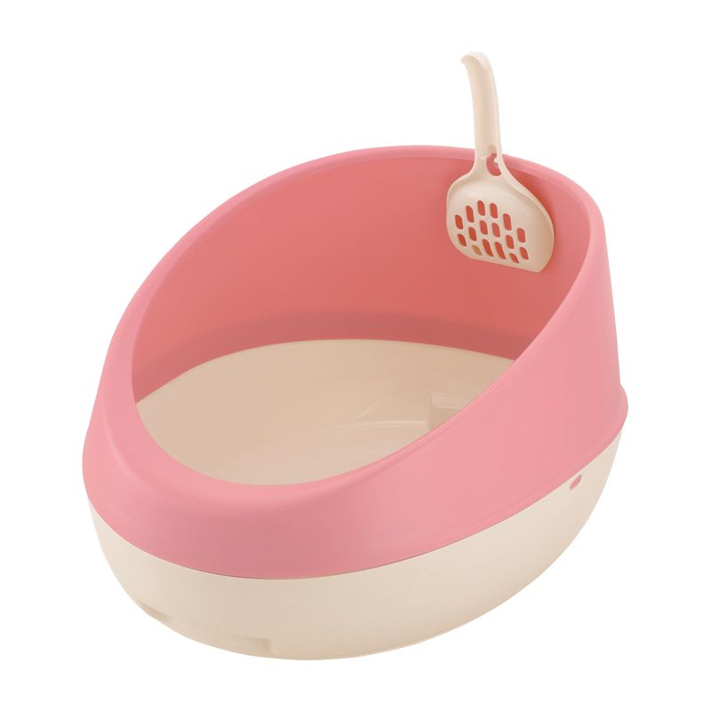 【同梱不可】【3個セット】リッチェル ラプレネコトイレハーフカバーコーラルピンク